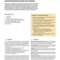 LVI 10-10527, Kesäajan huonelämpötilan vaatimuksenmukaisuuden osoittaminen