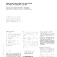 RT 92-10478, Ilmastointikonehuoneiden tilantarve toimisto- ja liikerakennuksissa