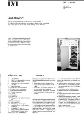 LVI 11-10332, Lämpöpumput