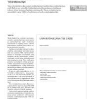 RT 103008, Urakkaohjelman laatiminen. Talonrakennustyö (YSE 1998 asiakirjamalli)