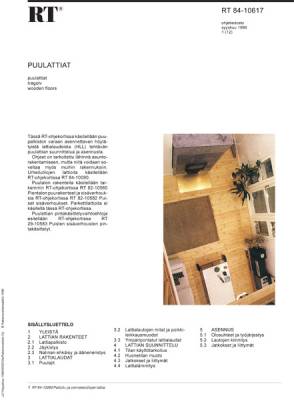 RT 84-10617, Puulattiat