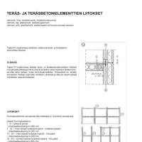 RT 80-10437, Teräs- ja teräsbetonielementtien liitokset