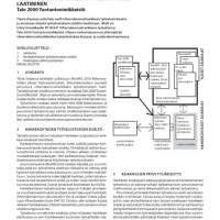 RT 15-11033, Viherrakennushankkeen työselostuksen laatiminen. Talo 2000 Tuotantonimikkeistö