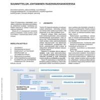 RT 13-10860, Suunnittelun johtaminen rakennushankkeessa