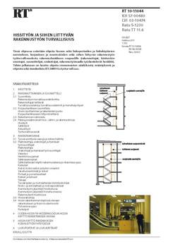 RT 10-11044, Hissityön ja siihen liittyvän rakennustyön turvallisuus
