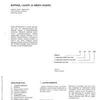 RT 33-10386, Rappaus, laastit ja niiden valinta
