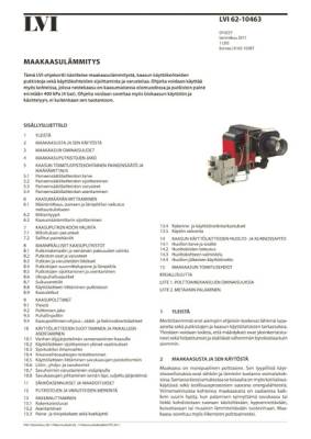 LVI 62-10463, Maakaasulämmitys