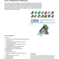 RT 10-11076 en, Common BIM Requirements 2012. Series 11. Management of a BIM project (Version 1.0, 2012)