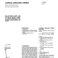 RT 38-10316, Lasilevyt, paksuuden mitoitus