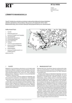 RT 52-11056, Lämmitys maakaasulla