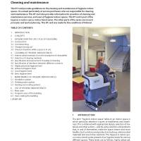 RT 103193 en, Hygiene in indoor spaces. Cleaning and maintenance