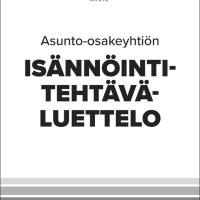 Asunto-osakeyhtiön isännöintitehtäväluettelo