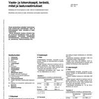 RT 47-10343, SFS 5340, Vaate- ja lokerokaapit, terästä, mitat ja laatuvaatimukset