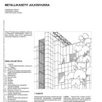 RT 82-10429, Metallikasetit julkisivuissa