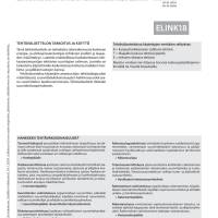 RT 10-11291, Elinkaariasiantuntijan tehtäväluettelo ELINK18