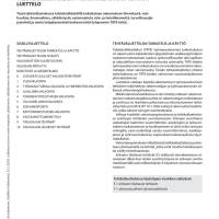 RT 103172, Talotekniikkatöiden työmaavalvonnan tehtäväluettelo