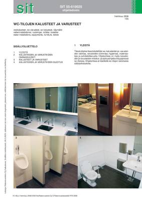SIT 55-610025, WC-tilojen varusteet