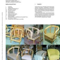 SIT 82-610031, Kalusteverhoilu ja pehmusteet
