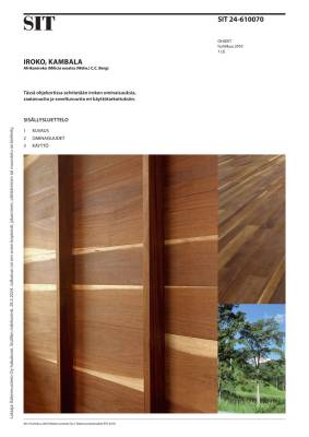 SIT 24-610070, Iroko, Kambala