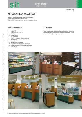 SIT 94-610024, Apteekkikalusteet