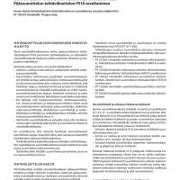 RT 103264, Uimahallin pääsuunnittelun tehtäväluettelo. Pääsuunnittelun tehtäväluettelon PS18 soveltaminen