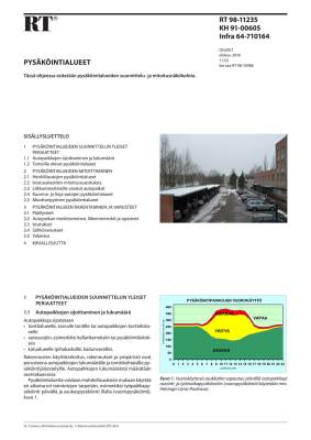 RT 98-11235, Pysäköintialueet