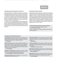 RT 103253, Arkkitehtisuunnittelun tehtäväluettelo ARK18
