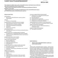 RT 103652, Rakennusalan erikoistöitä koskevat yleiset kuluttajasopimusehdot REYS-8 1995