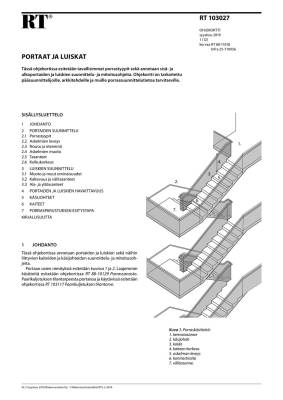RT 103027, Portaat ja luiskat