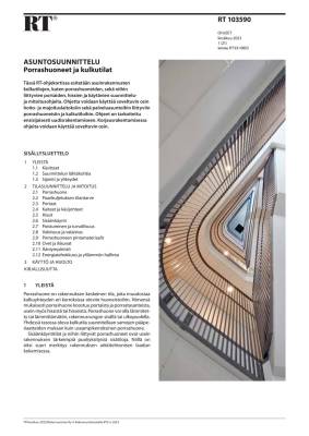 RT 103590, Asuntosuunnittelu. Porrashuoneet ja kulkutilat