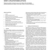 RT 103767 , Haltijan turvallisuusvastuut sähkö- ja pelastustoimen laitteista