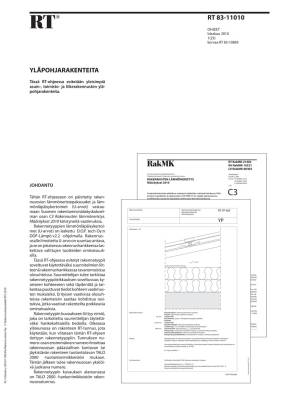 RT 83-11010, Yläpohjarakenteita