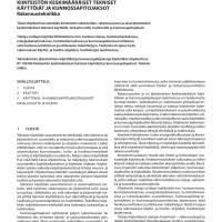 RT 103765, Kiinteistön keskimääräiset tekniset käyttöiät ja kunnossapitojaksot. Rakennustekniikka