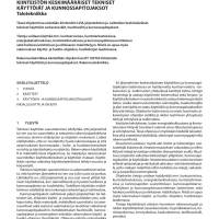RT 103766, Kiinteistön keskimääräiset tekniset käyttöiät ja kunnossapitojaksot. Talotekniikka