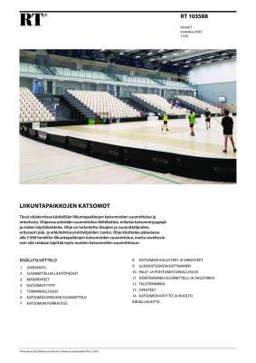 RT 103588, Liikuntapaikkojen katsomot