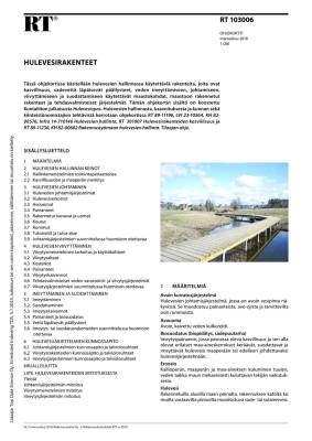 RT 103006, Hulevesirakenteet