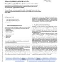 RT 10-11224, Talonrakennushankkeen kulku. Rakennushankkeen vaiheet ja osittelu