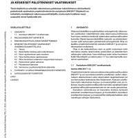 RT 103131, Rakennuksen paloluokan määrittäminen ja keskeiset palotekniset vaatimukset