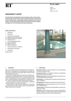 RT 34-10997, Keraamiset laatat