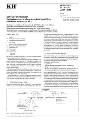 RT 18-11241, Kiinteistönpitokirja. Uudisrakennukset ja rakennukset, joita RakMK A4:n määräykset velvoittavat (KP1)