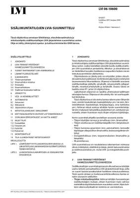 LVI 06-10600, Sisäliikuntatilojen LVIA-suunnittelu