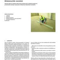RT 14-11039, Tasaisuuden mittaus. Mittalauta ja kiila -menetelmä
