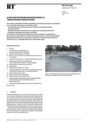 RT 97-11135, Ulkoliikuntapaikkarakenteiden ja -varusteiden perustukset