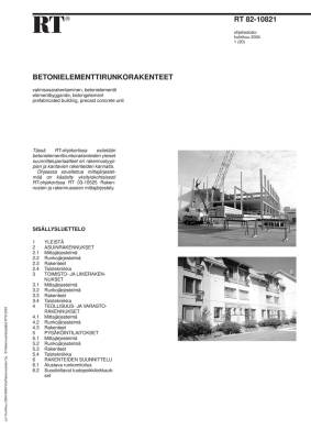 RT 82-10821, Betonielementtirunkorakenteet