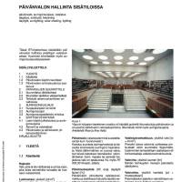 RT 07-10912, Päivänvalon hallinta sisätiloissa