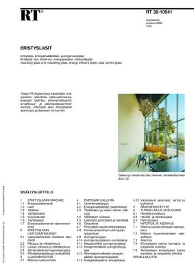 RT 38-10941, Eristyslasit