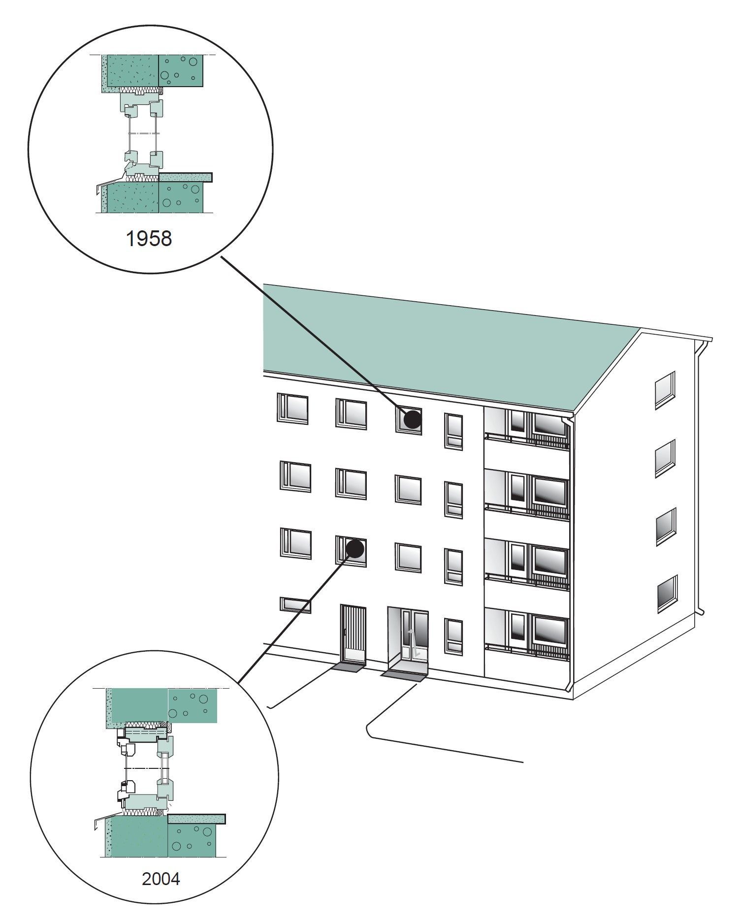 KH 92-00342, Asuntoyhtiön ikkunoiden uusiminen