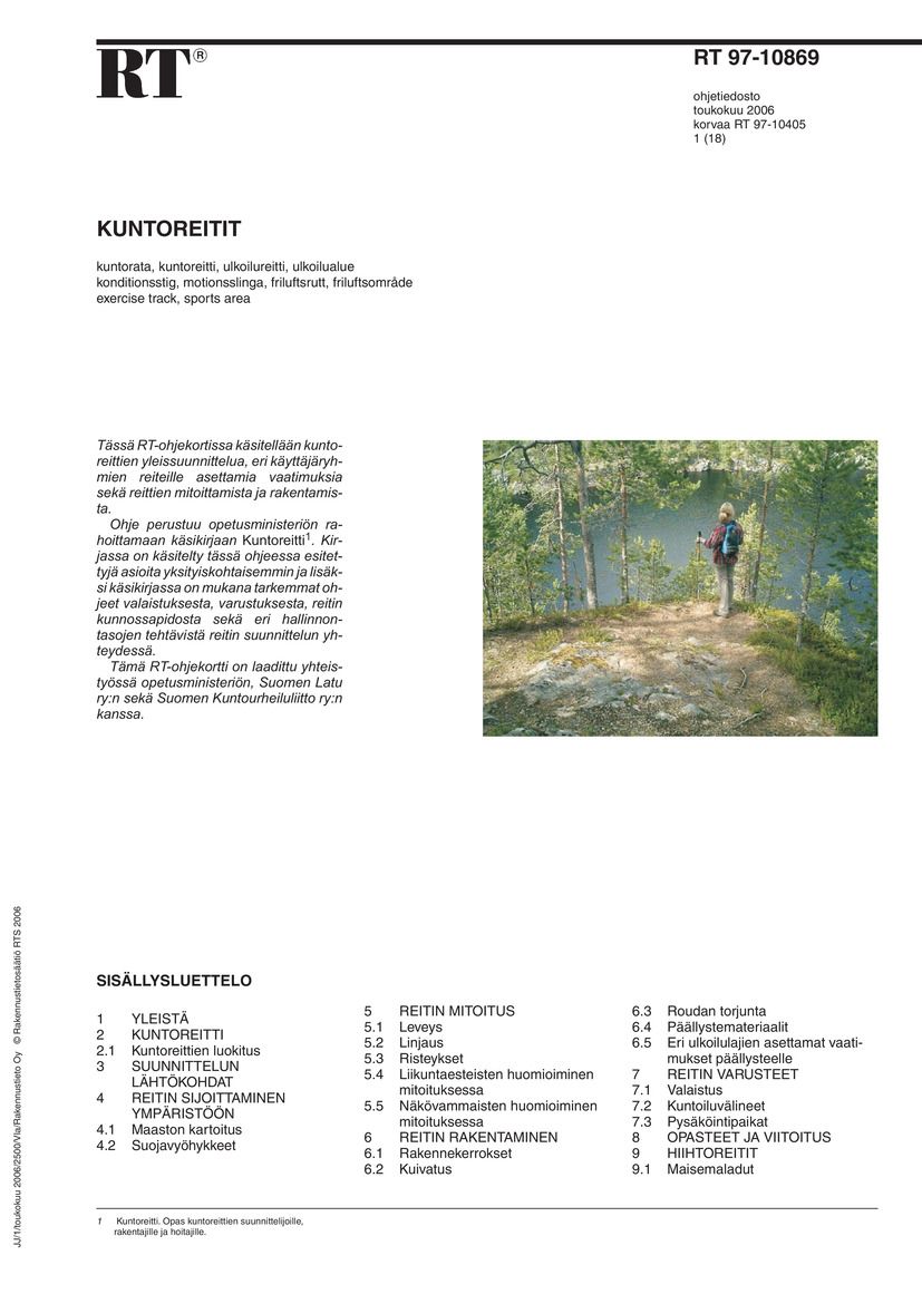 RT 97-10869, Kuntoreitit