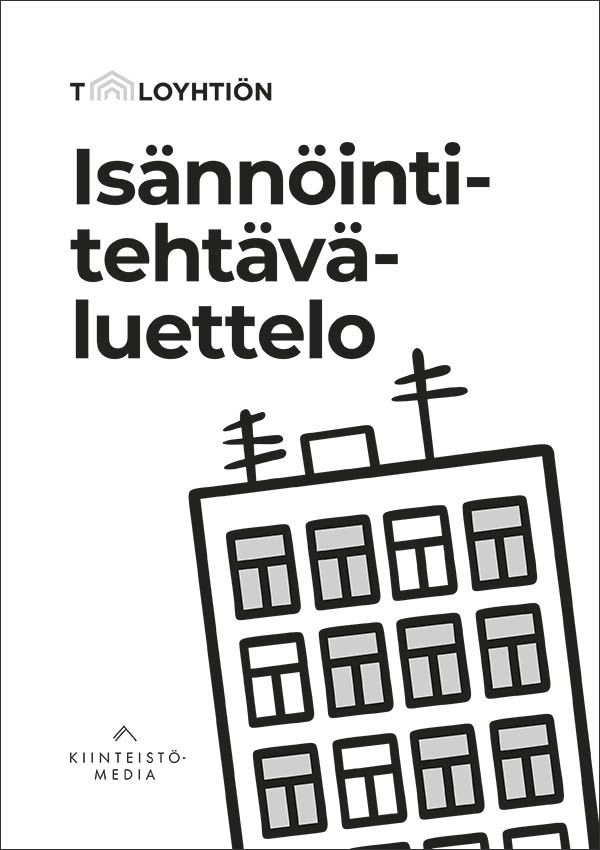 Taloyhtiön isännöintitehtäväluettelo